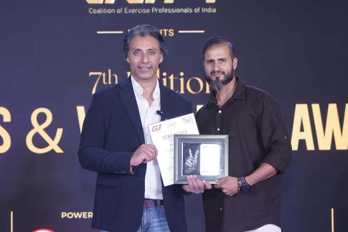 Siddharth Sharma, Exercise Professional of the Year