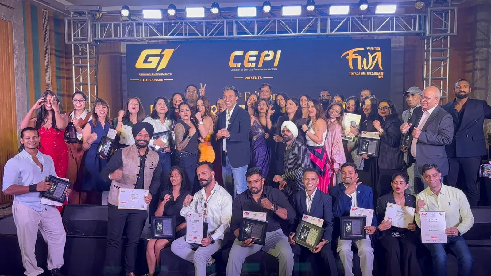 CEPI 2026 awardees celebrating together on stage