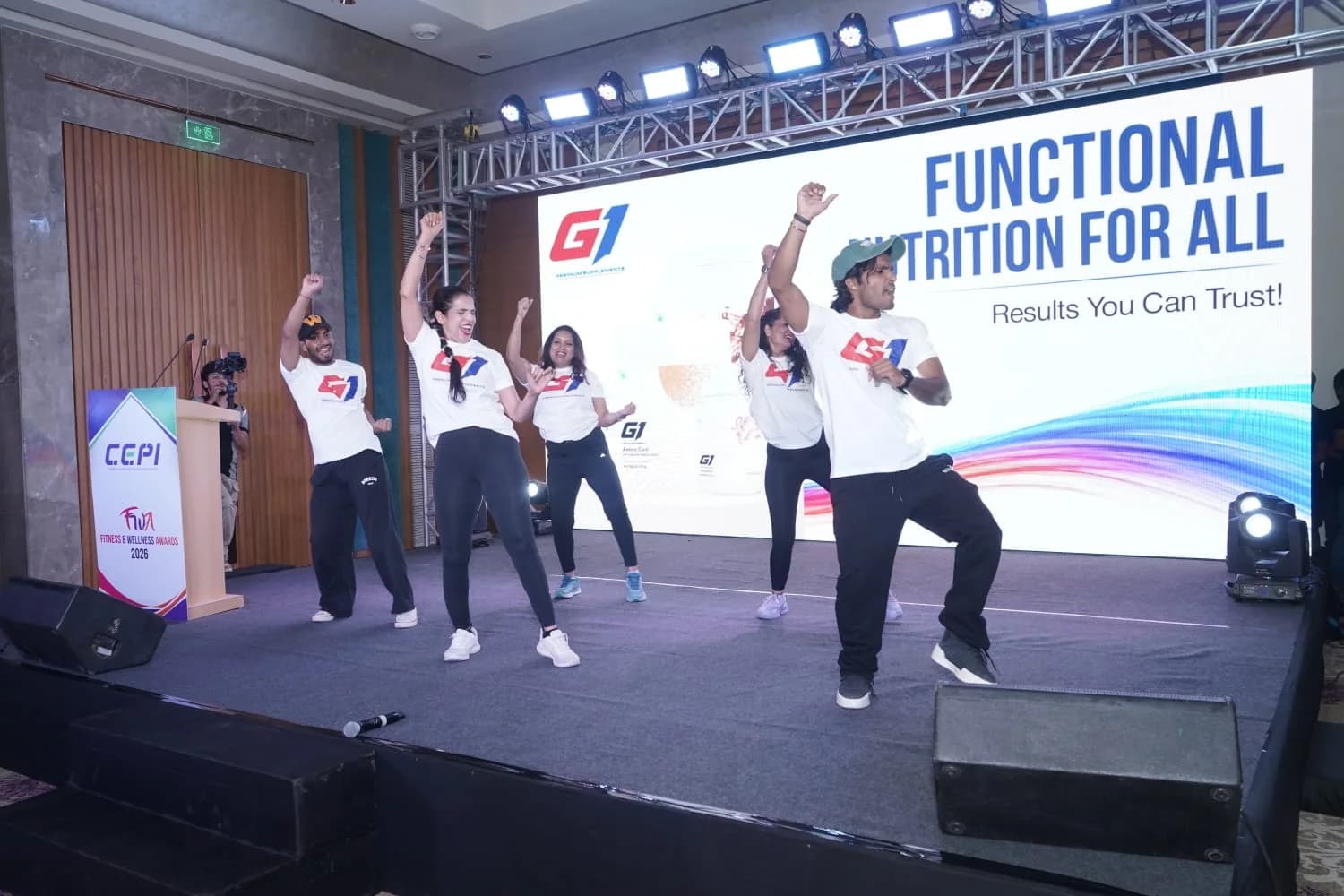 Exercise professionals performing live at the CEPI 2026 event